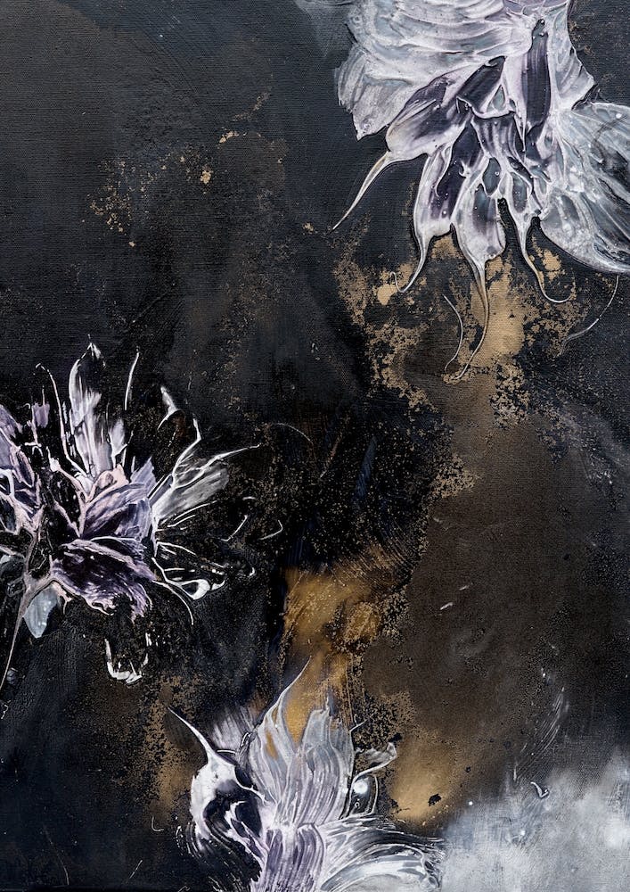 Dark Flower Painting 2