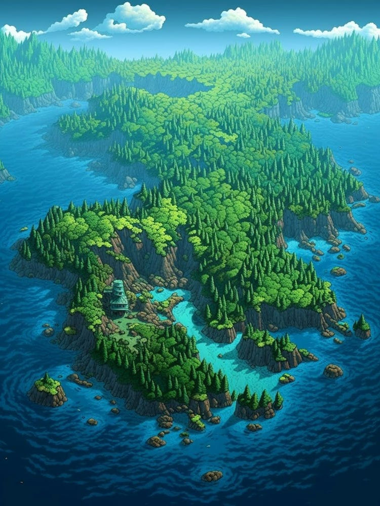 San Juan Islands Retro Pop Art 9