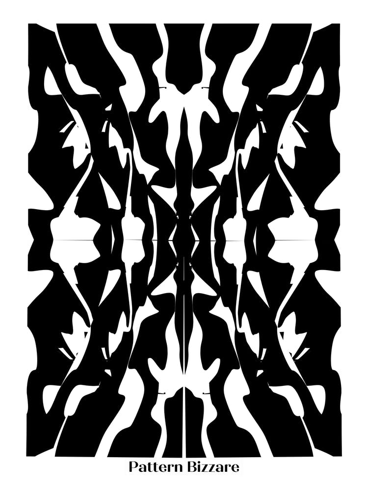 Pattern Bizarre In Black