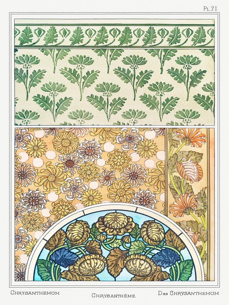 Chrysanthemum From The Plant And Its Ornamental Applications (1896), Maurice Pillard Verneuil 1