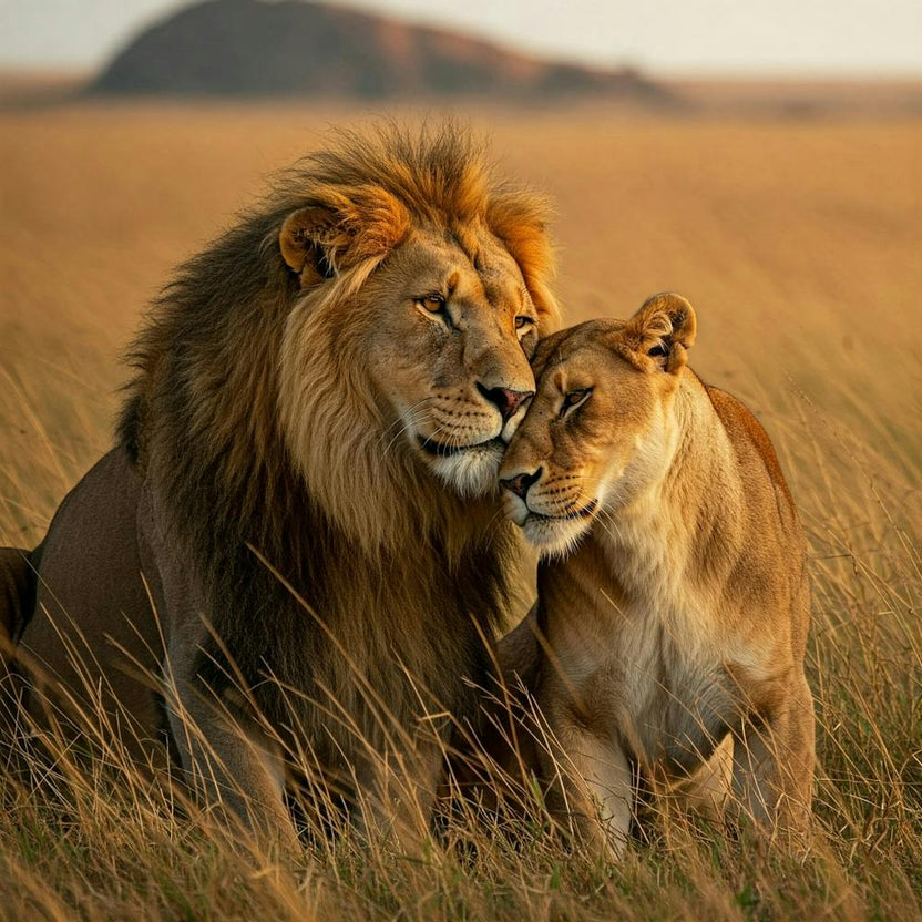 Lions In The Grass in love