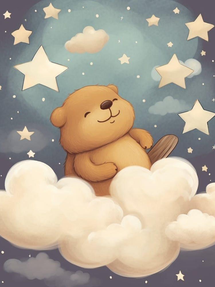 Sleeping Baby Beaver 2