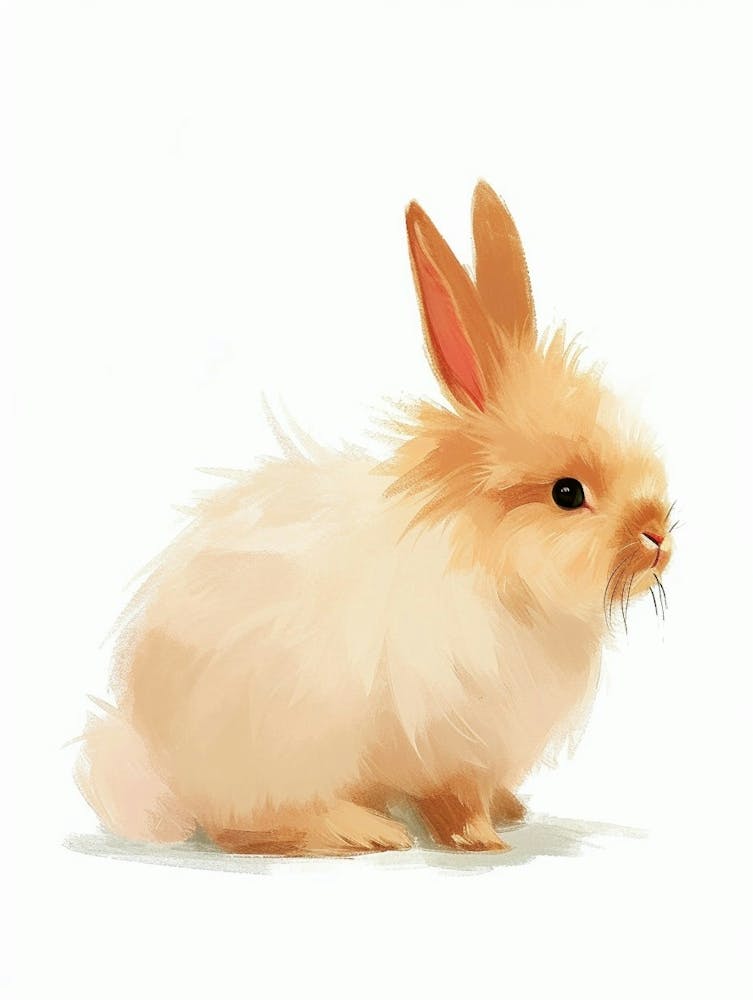 English Angora Nursery Illustration 3