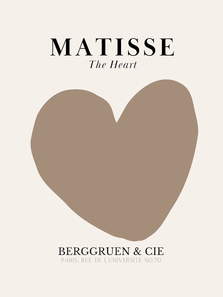 Matisse The Heart - Brown