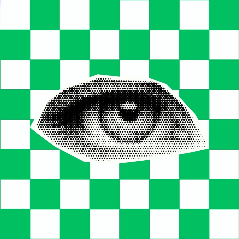 Checkerboard Eye Green 