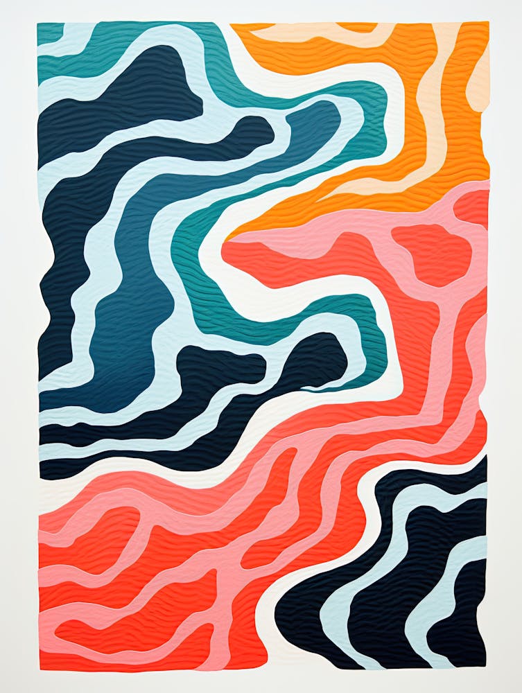 Dreaming Swirls Subconscious Abstract Design