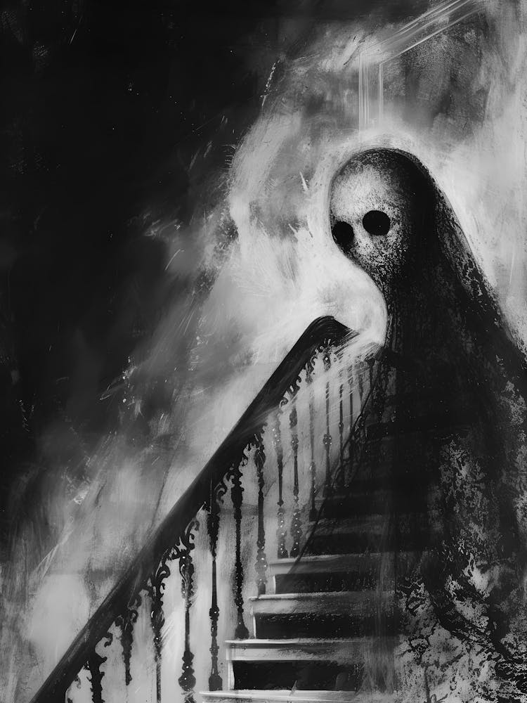 Geist auf der Treppe 2