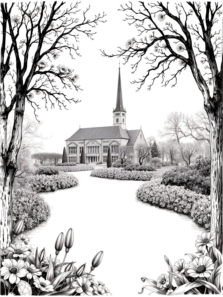Church In Winter