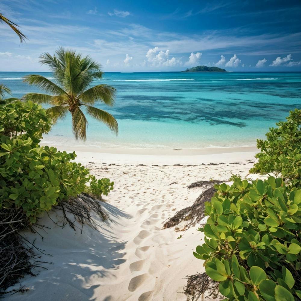 An Expansive Island Coastline Under A Tropical Climate A Barren And Serene Landscape Of Sand Dunes (2) 2