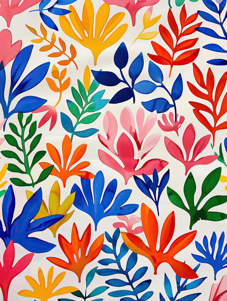 Bold Jungle Matisse Style