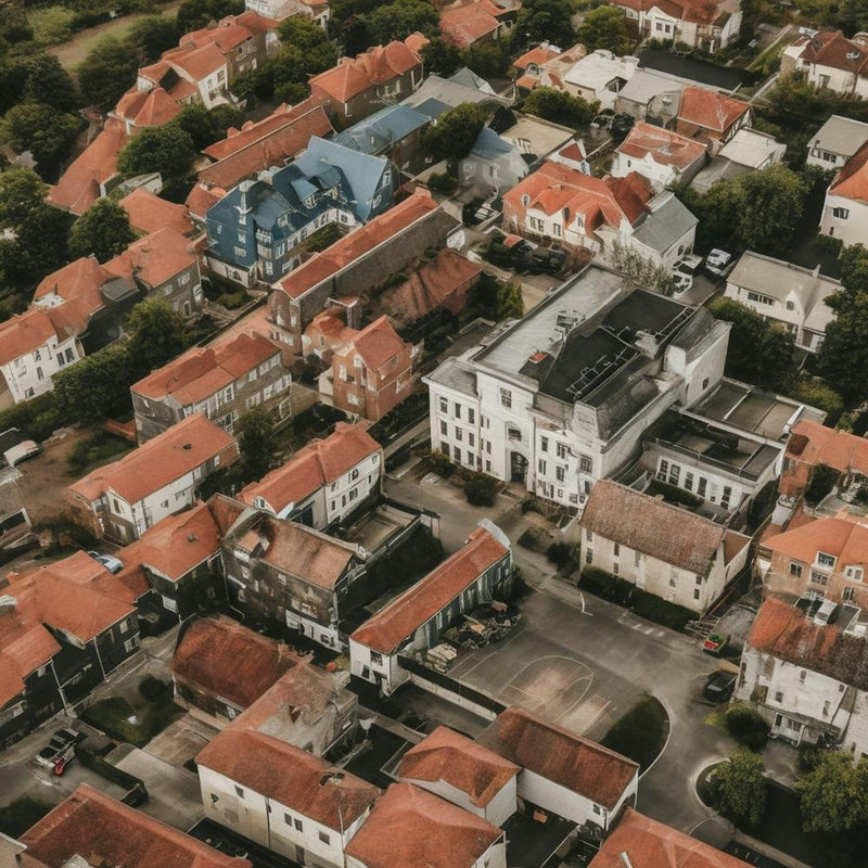 Aerial View Of A Town
