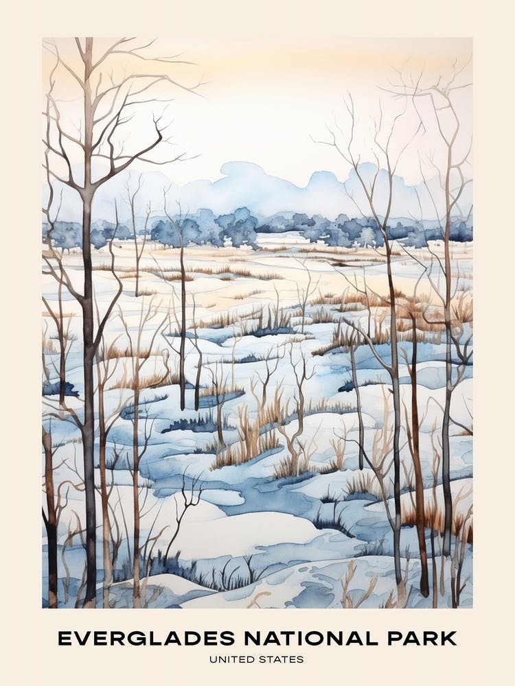 Everglades National Park United States 4 Poster