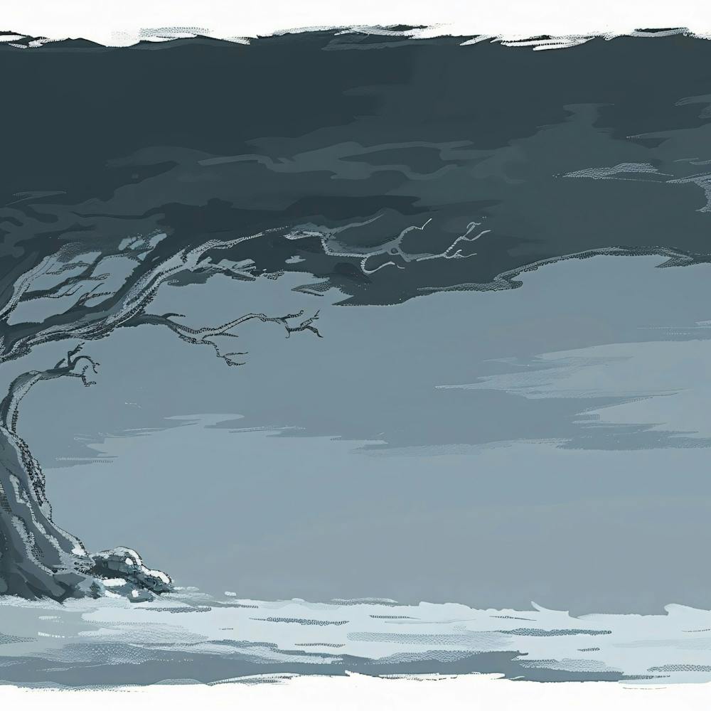Baum im Schnee