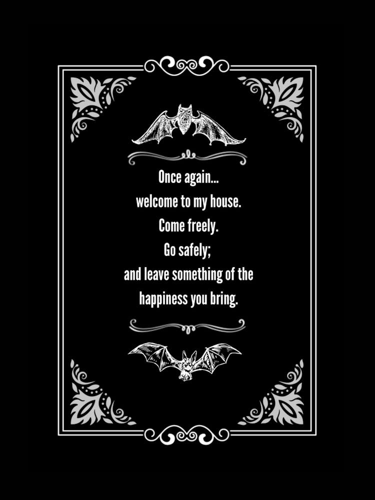 Welcome To My House, Dracula