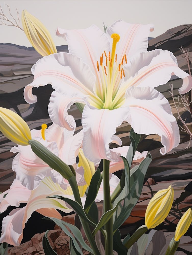 Lily 1 Flower Painting