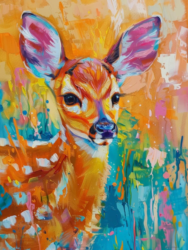 Fawn Painting