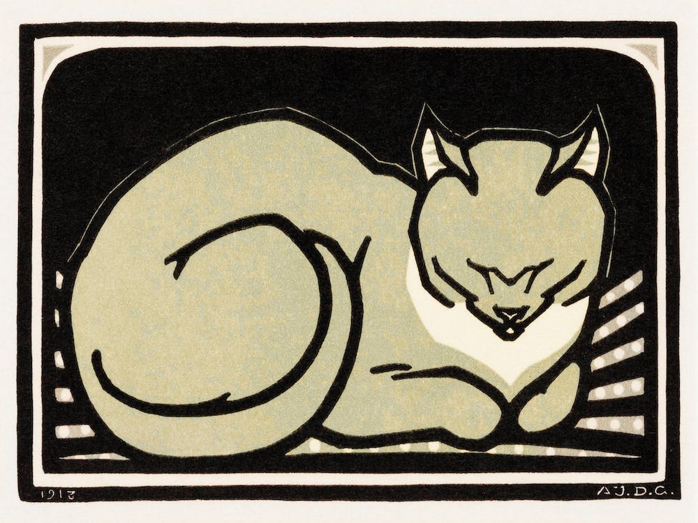Sleeping Cat, Julie De Graag