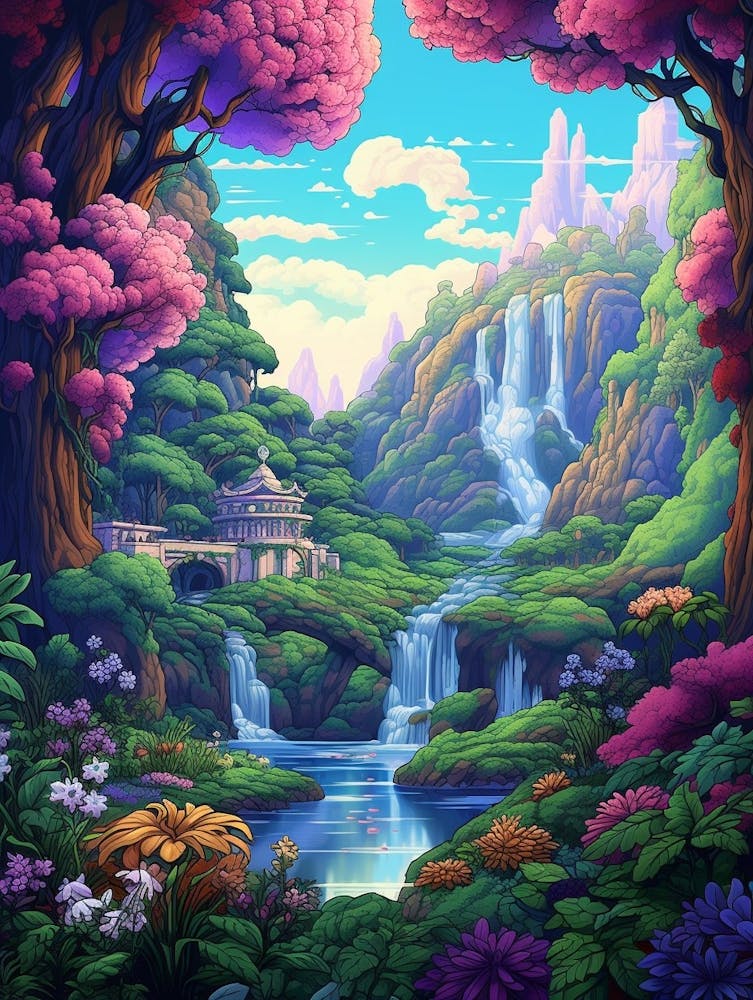 Fantasy Landscape Pixel Art 3