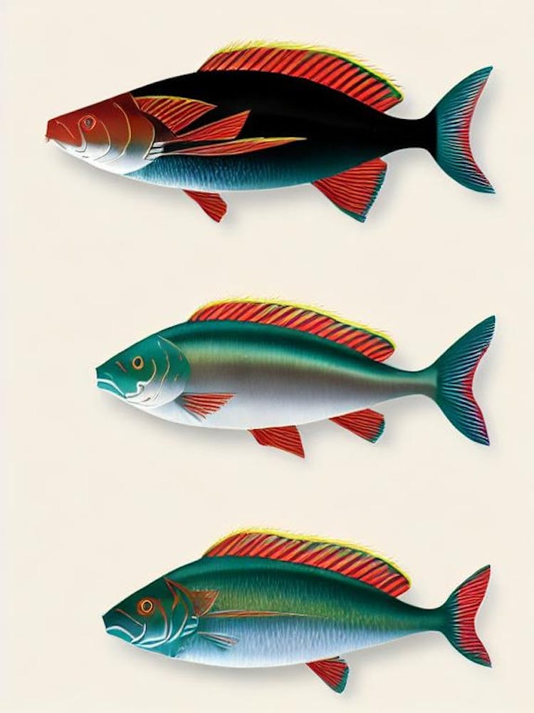 Sea Dragon Vintage Poster