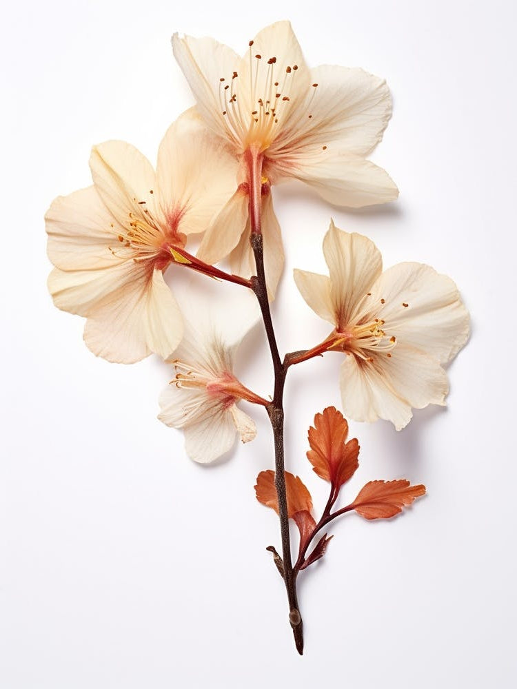 Pressed Wildflower Botanical Art Beechdrops 3