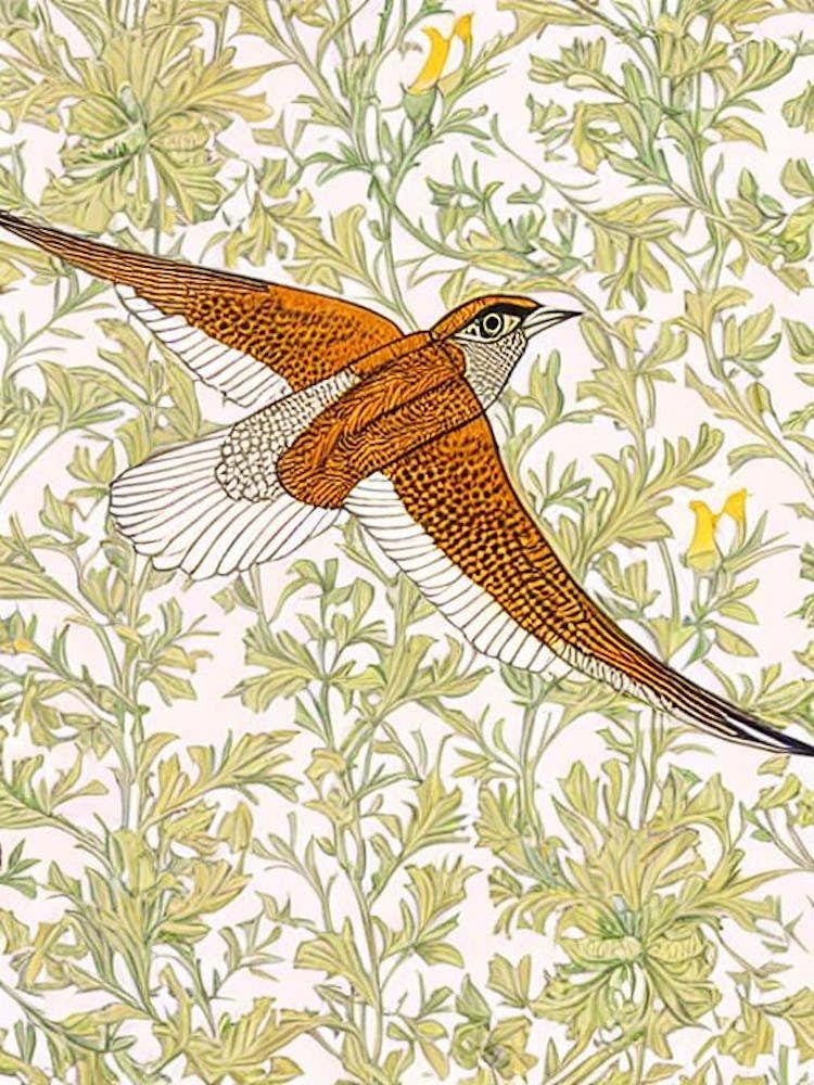 Harrier William Morris Style Bird