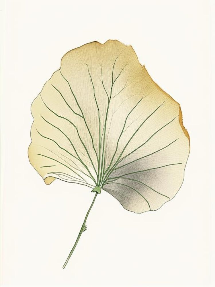 Ginkgo Leaf Illustration