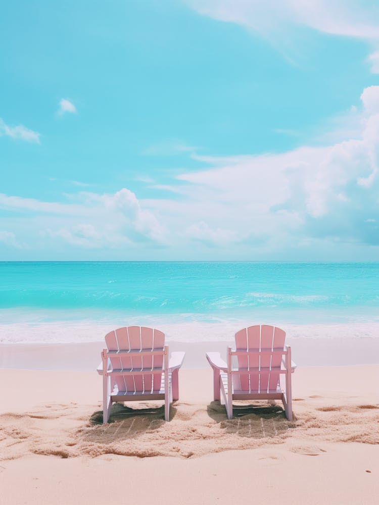 Surin Beach Phuket Thailand Turquoise And Pink Tones 2