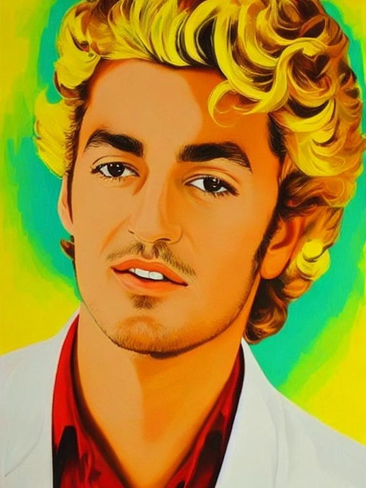 David Bisbal 2 Colourful Pop Art