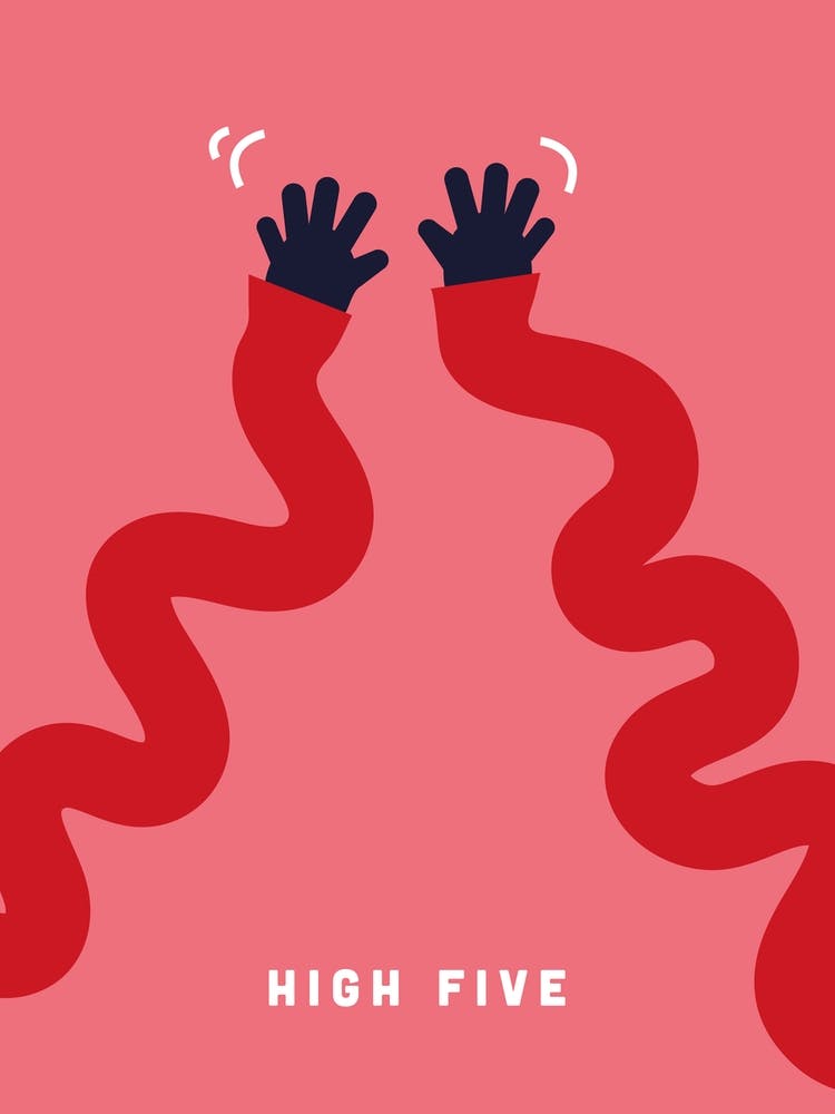 Arms High Five
