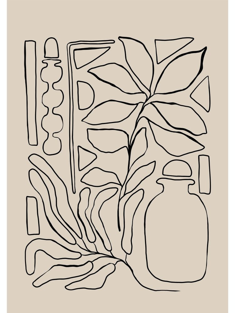 Drawing Of A Plant Line Drawing 1
