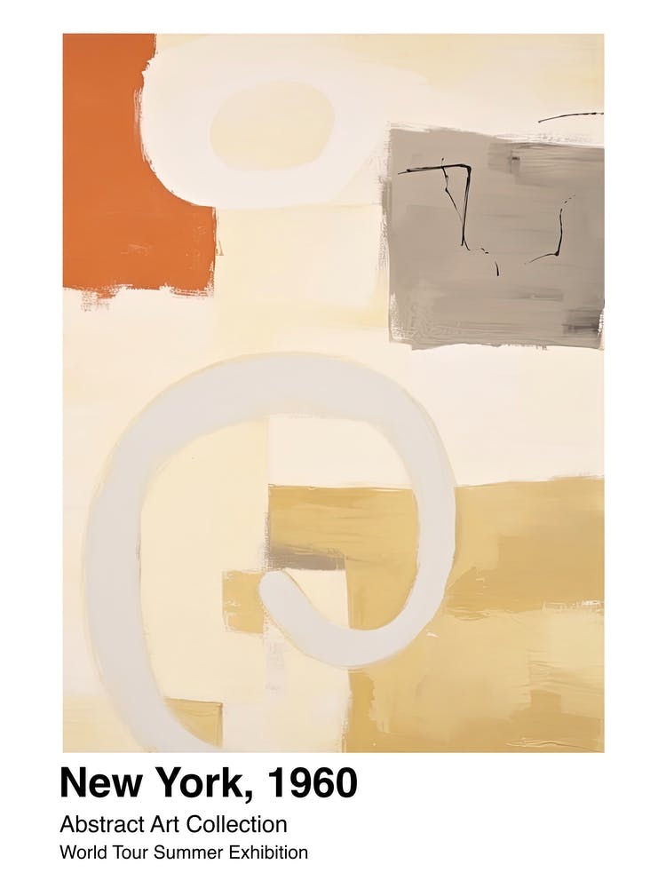 World Tour Exhibition, Abstract Art, New York, 1960 3