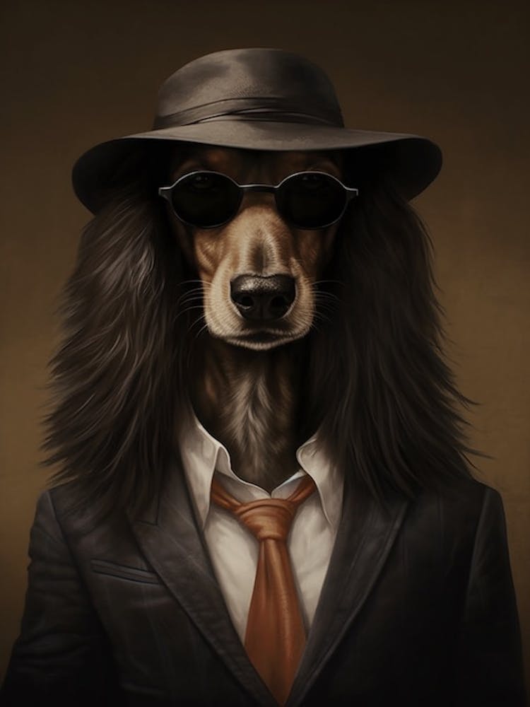 Gangster Dog Afghan Hound 2