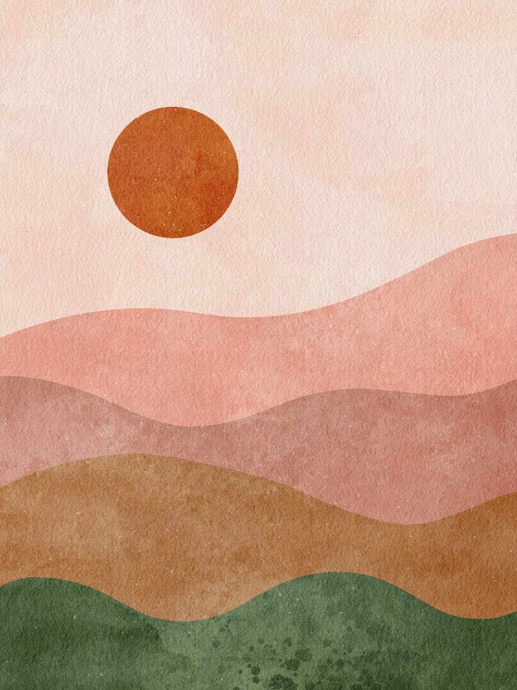 Watercolor Landscape Painting 7