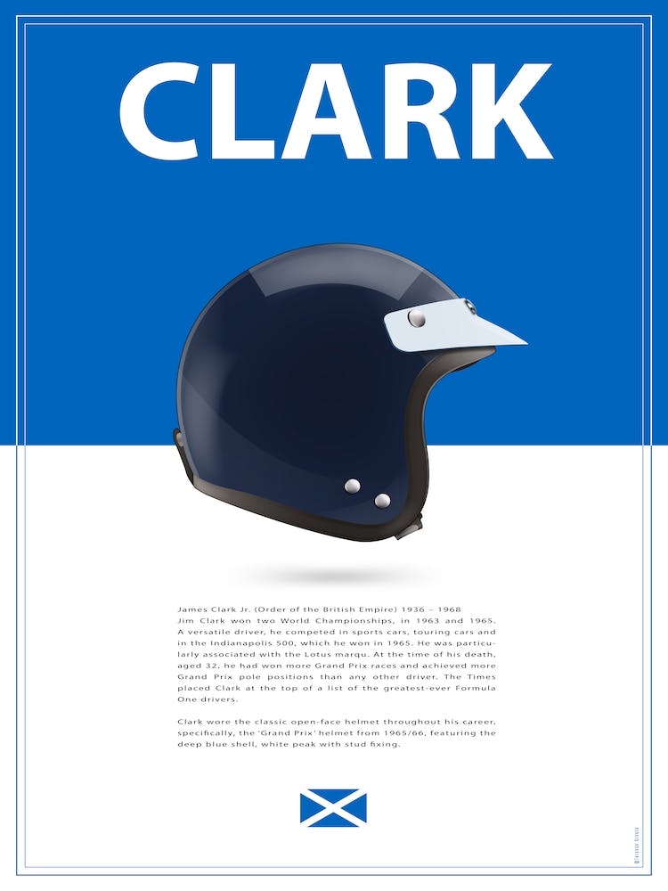 Jim Clark Helmet