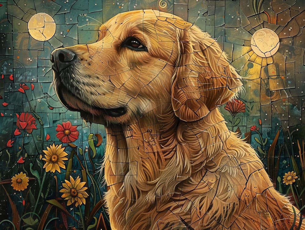 Golden Retriever Fine Art Portrait 2
