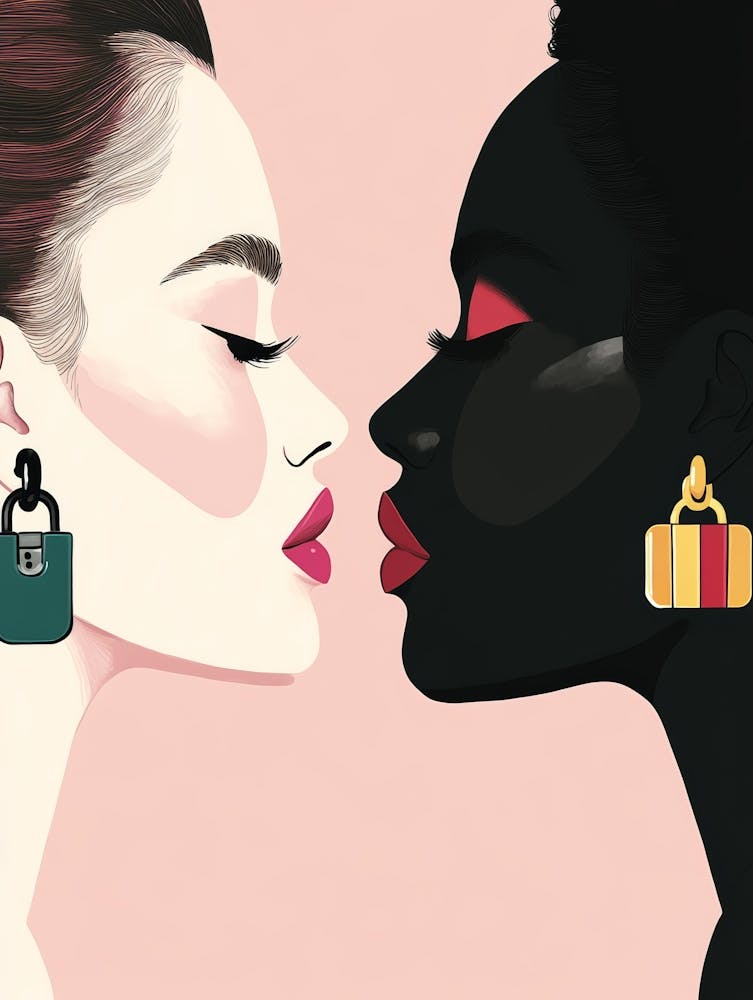 Two Women Kissing 42