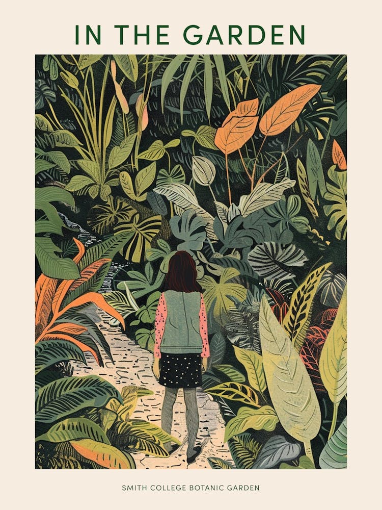 In The Garden Poster Smith College Botanic Garden Usa 2