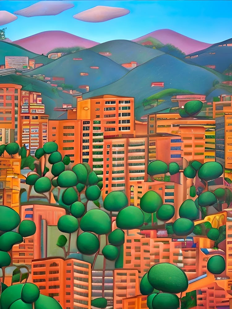 Paysage urbain Medellin