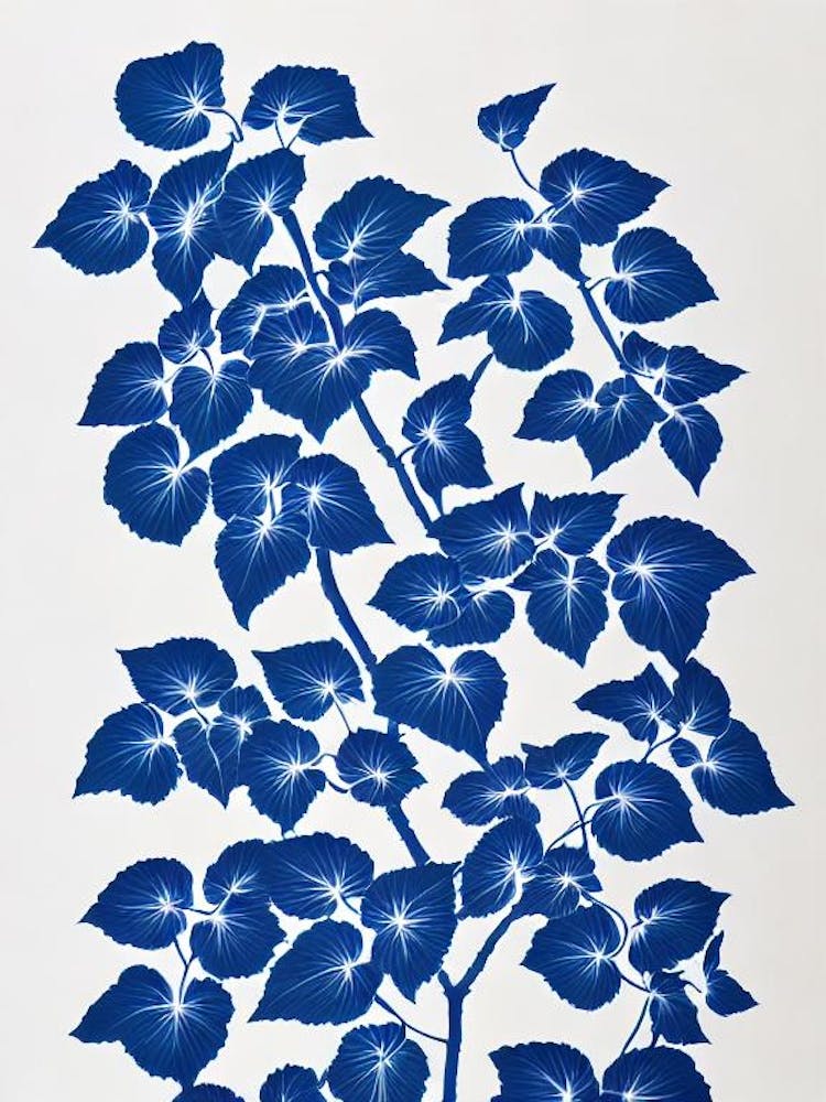 English Ivy Stencil Style