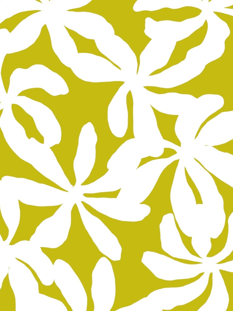 Golden Shadows In Chartreuse