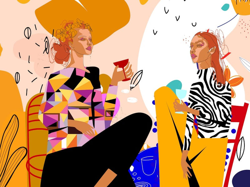 Two Women Talking