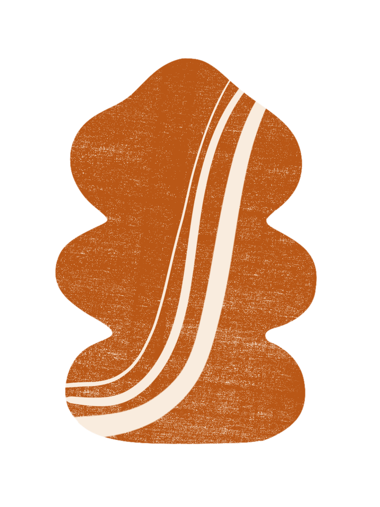 Orange And White Stripes