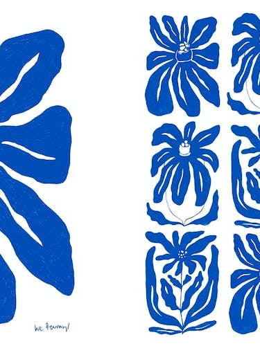 Blue Flower Collection 1