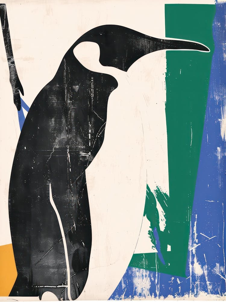 Penguin 3 Cut Out Collage
