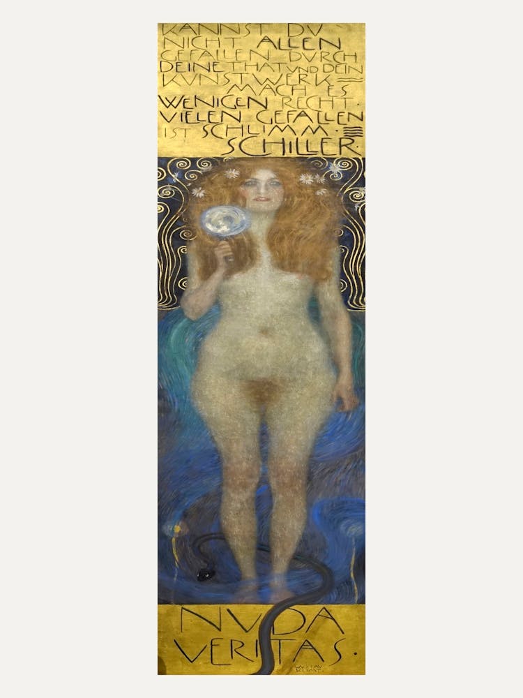Nuda Veritas (1899), Gustav Klimt