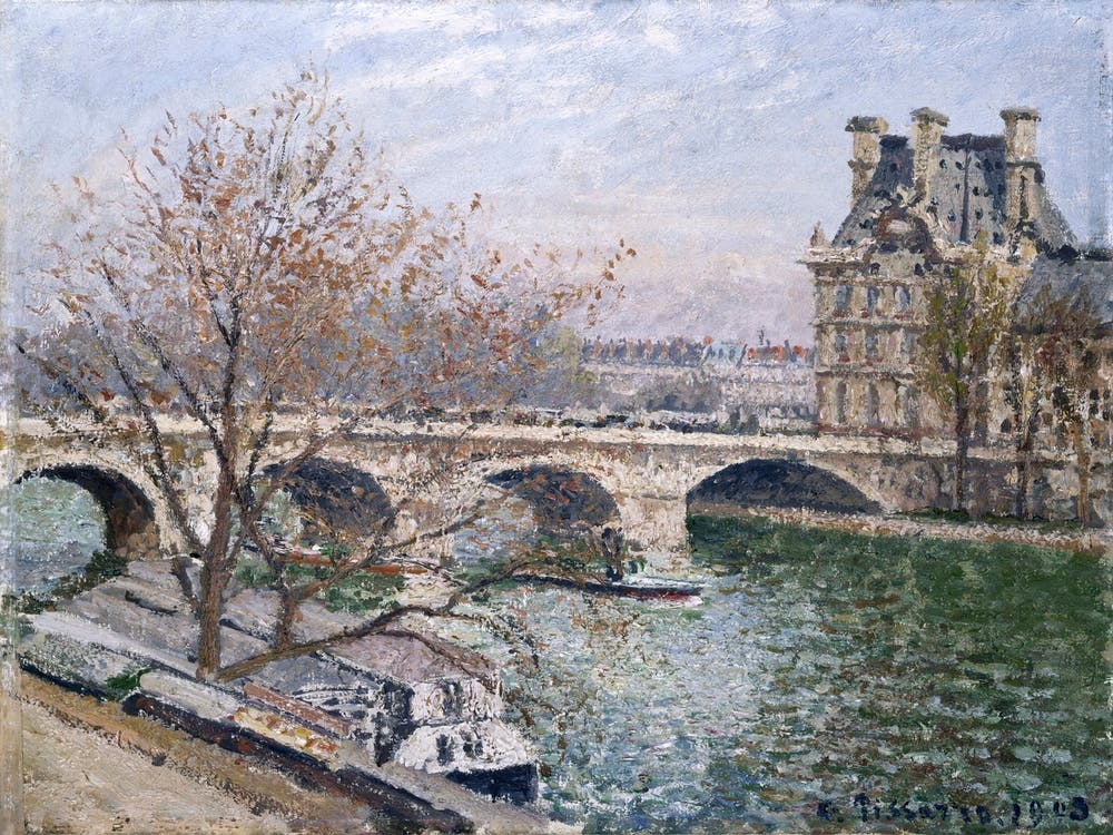 The Pont Royal And The Pavillon De Flore (1903), Camille Pissarro