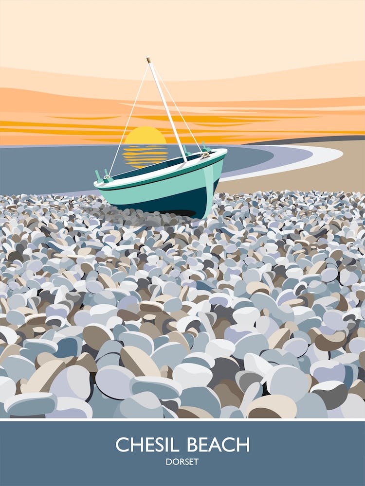 D D Designs Wall Art Chesil Beach