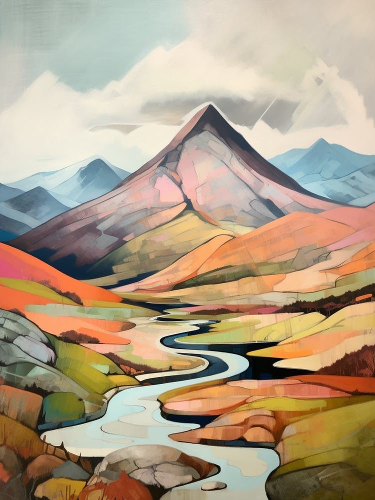 Ben Vorlich Loch Earn Scotland 2 Mountain Painting