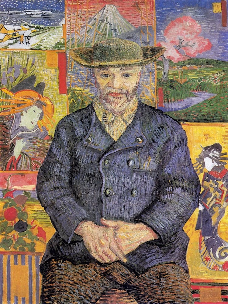 Portrait Of Père Tanguy (1887), Vincent Van Gogh 1