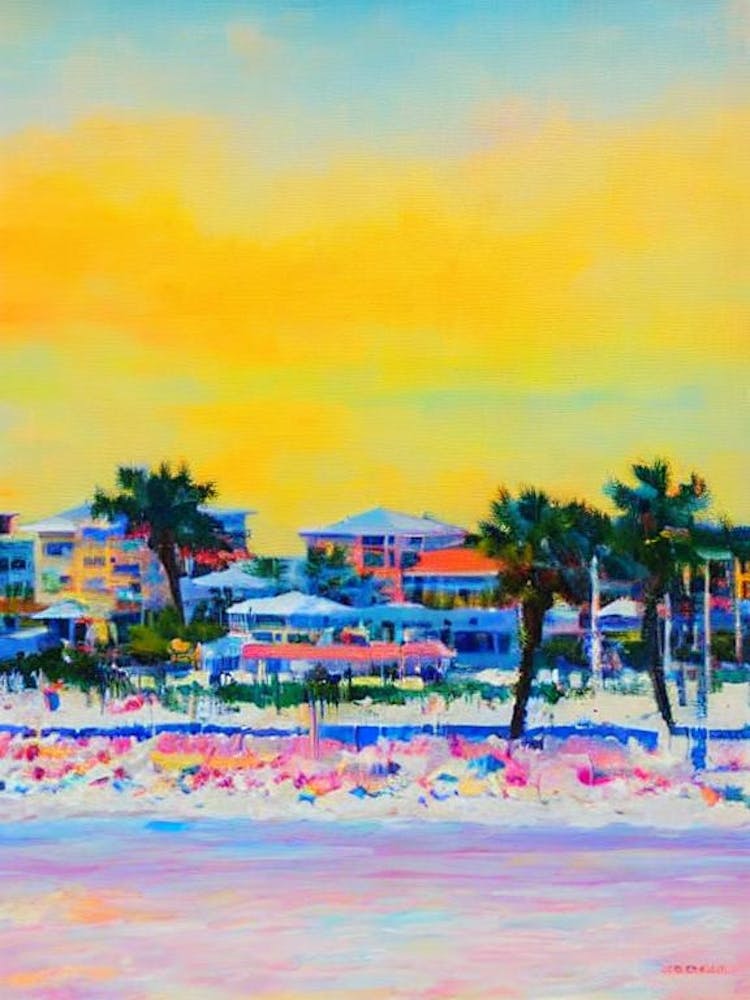 Clearwater Beach, Florida Bright Abstract